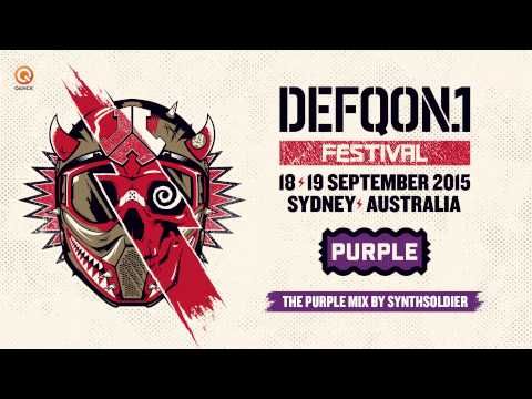 Defqon.1 Australia 2015 | PURPLE mix by Synthsoldier