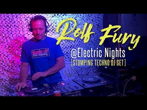 Rolf Fury | Stomping Techno [DJ set] played for Electric Nights recorded in our home music studio 🏠🎶