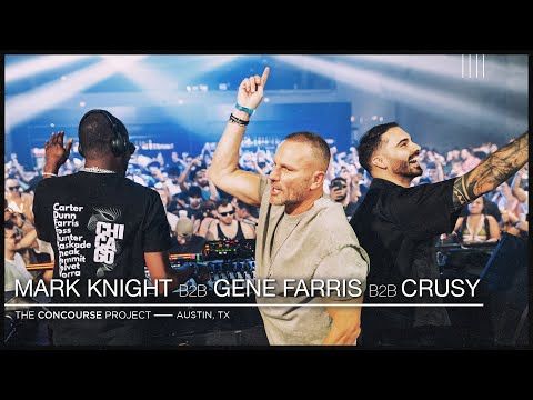 Mark Knight B2B Gene Farris B2B Crusy at The Concourse Project | 360°