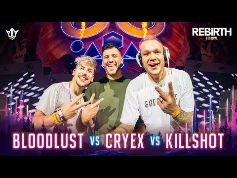 Bloodlust vs Cryex vs Killshot @ REBiRTH Festival 2023