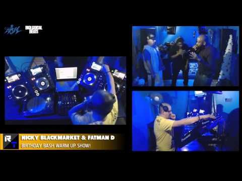 NICKY BLACKMARKET & FATMAN D BIRTHDAY BASH WARM UP - Rough Tempo LIVE - December 2014