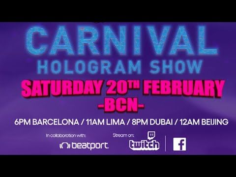elrow Carnival Hologram | @Beatport Live