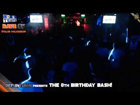DEF:INITIONS 8TH BIRTHDAY BASH (Part2) - RAVE:TV @ Colosseum, London - July 2013