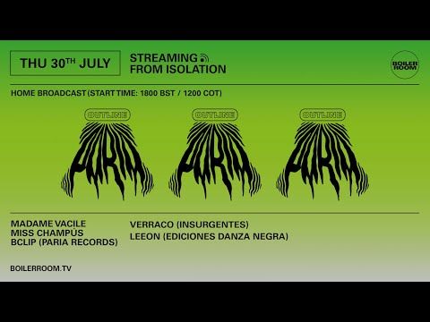 Verraco (Insurgentes) | Boiler Room: Streaming from Isolation