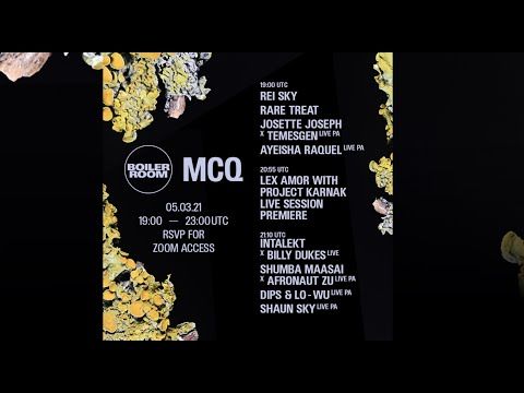 Rare Treat | Boiler Room x MCQ presents Lex Amor + Friends