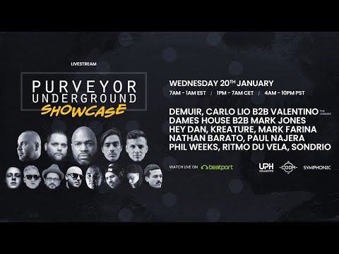 Sondrio DJ set - Purveyor Underground Label Showcase | @Beatport Live