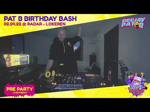 Pat b birthday bash pre party livestream