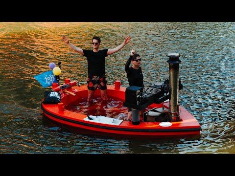 MR. BELT & WEZOL DJ-SET - IN A HOTTUB-BOAT