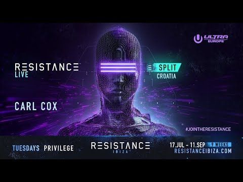Carl Cox DJ set @ Ultra Croatia: Resistance 2018 - Day 2 (BE-AT.TV)