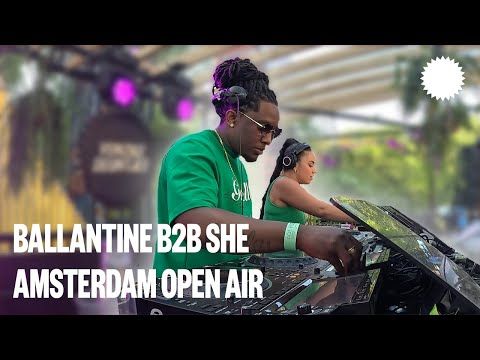Ballantine B2B She bij Amsterdam Open Air op de Vunzige Deuntjes stage | Hosted by EDDIETHEHOST