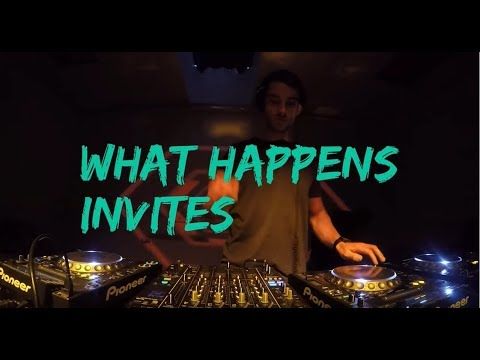 DOUBLE U JAY  ◎ ◎ What Happens invites  ◎ ◎ Techno DJ Set