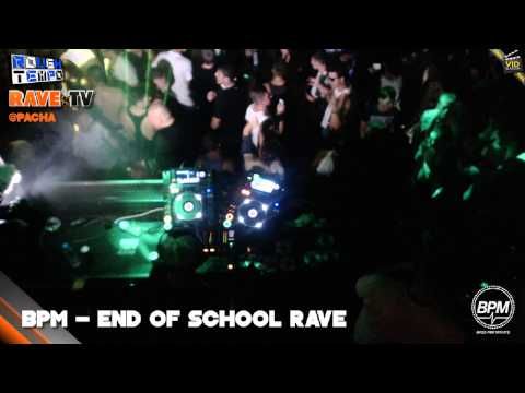 BPM - END OF SCHOOL RAVE (Part1) - RAVE:TV @Pacha - London - July 2013
