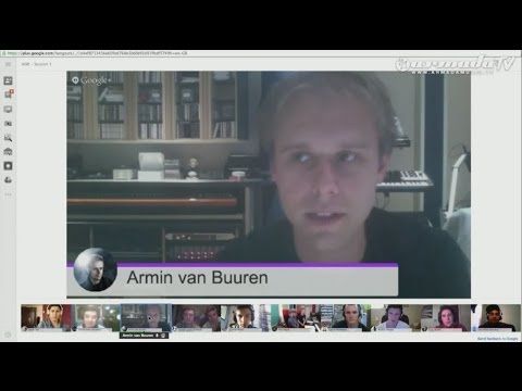 Hangout Armin van Buuren with the 7 finalists of the Academy Of Electronic Music