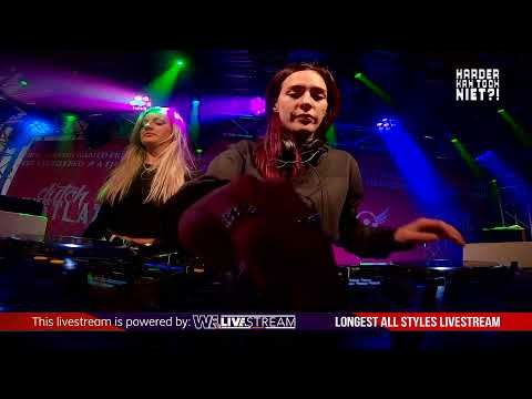 Melissic & Lara at the HARDER KAN TOCH NIET HOSTING at the Longest All Styles DJ LIVESTREAM