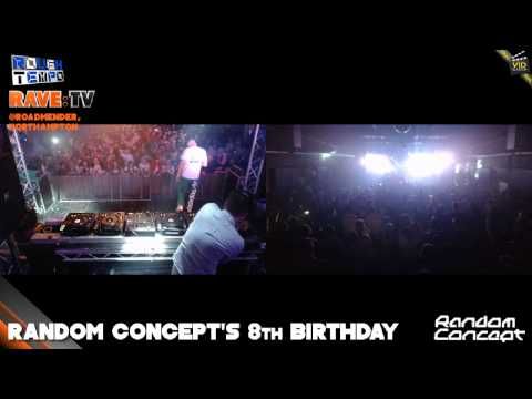 RANDOM CONCEPT 8TH BIRTHDAY (Part1) - RAVE:TV @ Roadmender - Northampton - May 2013