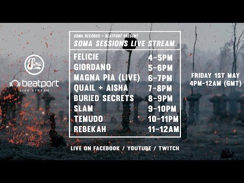 @OfficialSomaRecords Records Presents: Soma Sessions | @Beatport Live