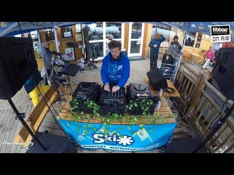 TIBBAA ON AIR at SnowBox Festival 2018 with Manezz - Techno with Live Drums