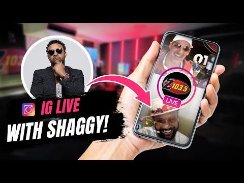 Shaggy Chats with The Hammer on IG Live!