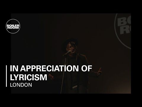Boiler Room London x Saul Williams Presents: In Appreciation Of Lyricism (Part One)