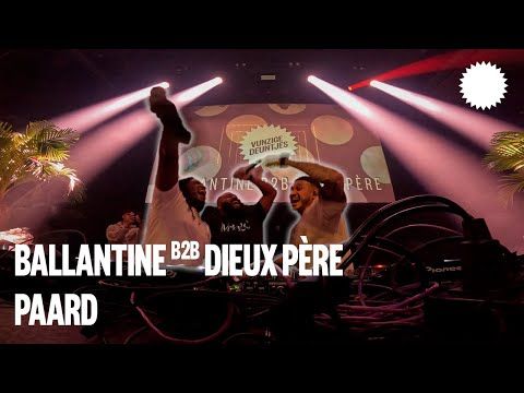 Ballantine B2B Dieux Père live op Vunzige Deuntjes Den Haag bij Paard  | Hosted by Claudio!