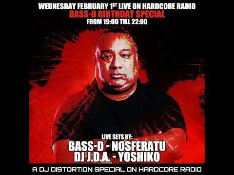 Tonight! Bass D Birthday Special. Live sets by DJ Bass-D - Nosferatu - DJ JDA - Yoshiko.