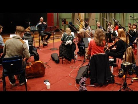 Benji B & Grant Windsor with the string ensemble!