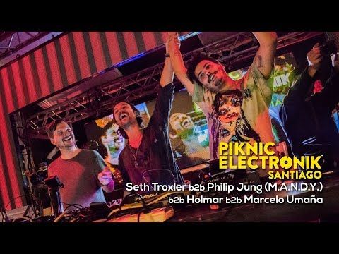 Seth Troxler, Phillip Jung, Holmar & Marcelo Umaña @ Piknic Electronik #4 | 17 enero 2018 | Chile